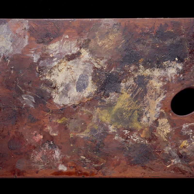 Palette owned by John Constable, R.A.