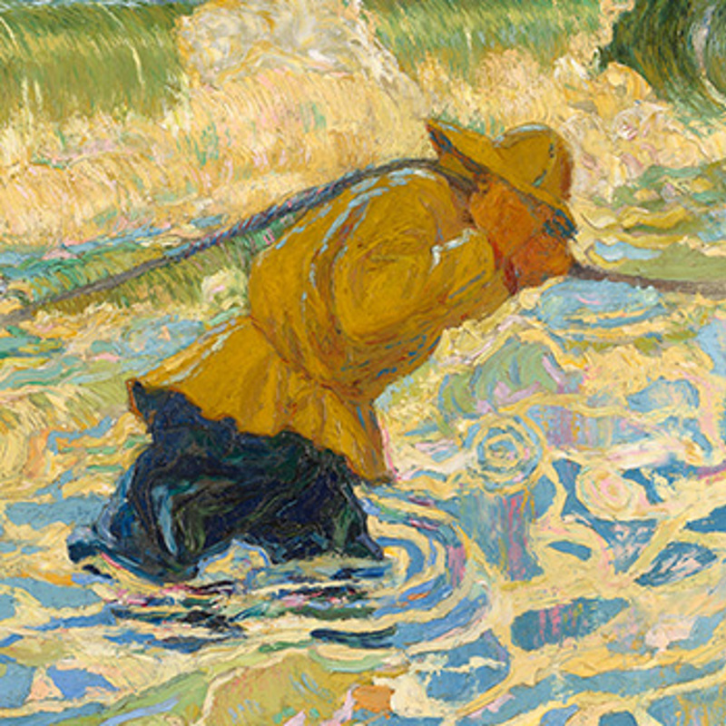 Why do the colours of Jan Toorop's 'High Tide' remind us so much of Van Gogh?