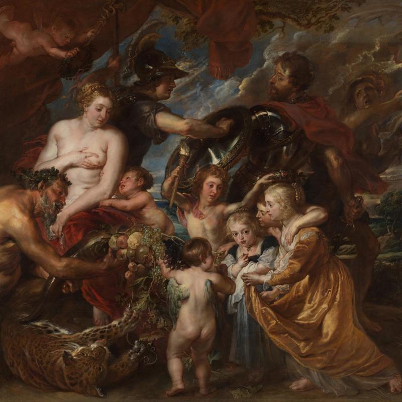 Minerva protects Pax from Mars ('Peace and War')