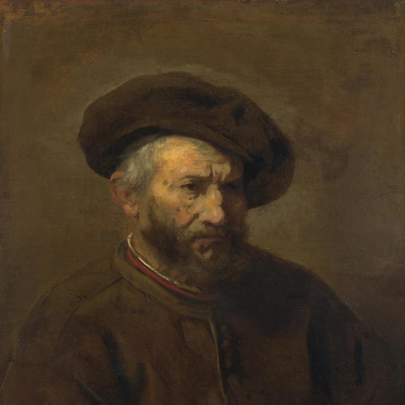 A Study of an Elderly Man in a Cap