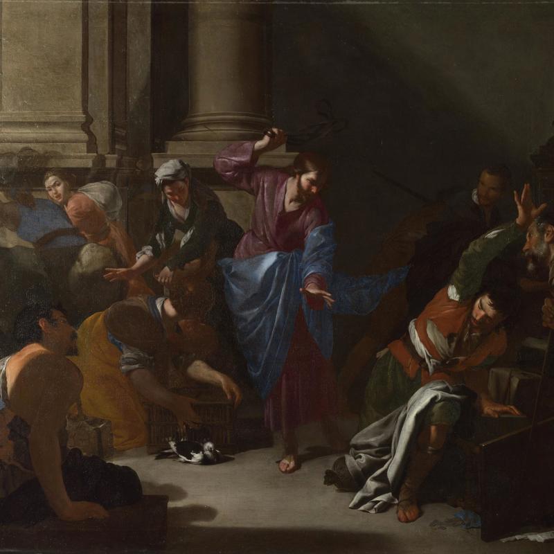 Christ driving the Traders from the Temple