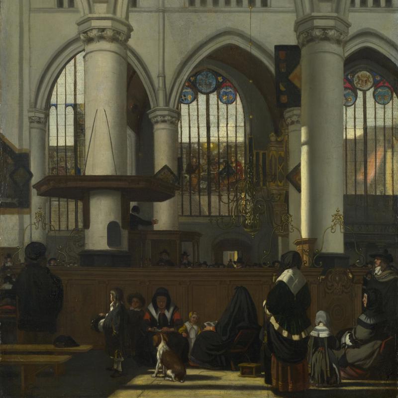 The Interior of the Oude Kerk, Amsterdam
