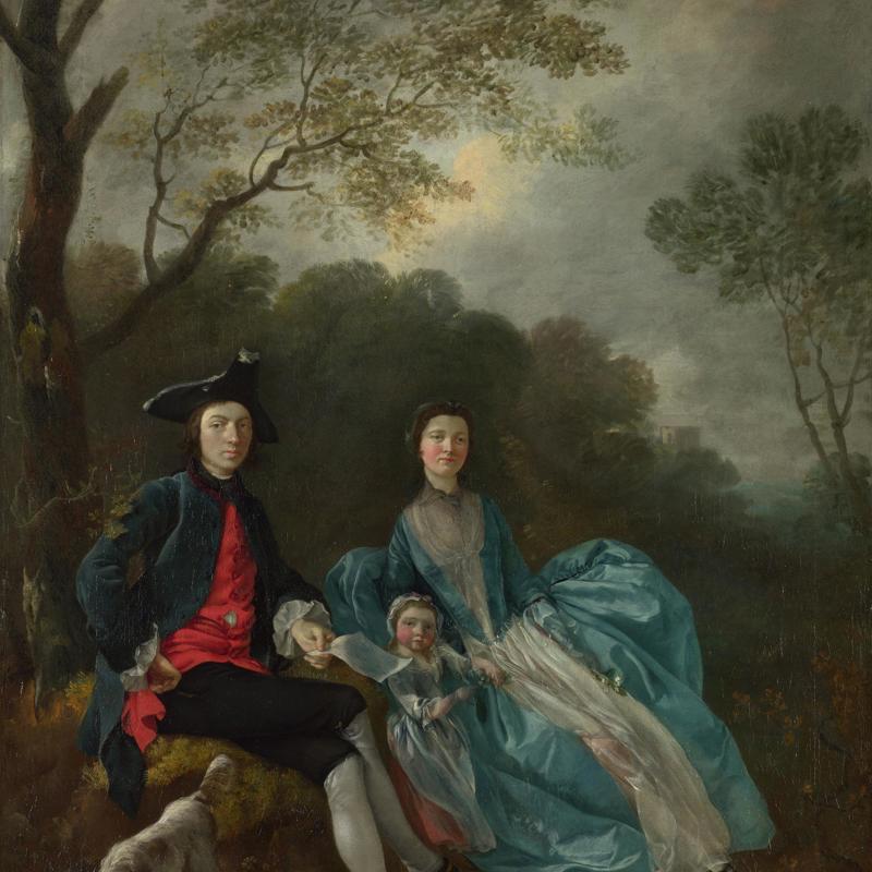 Portrait of the Artist with his Wife and Daughter