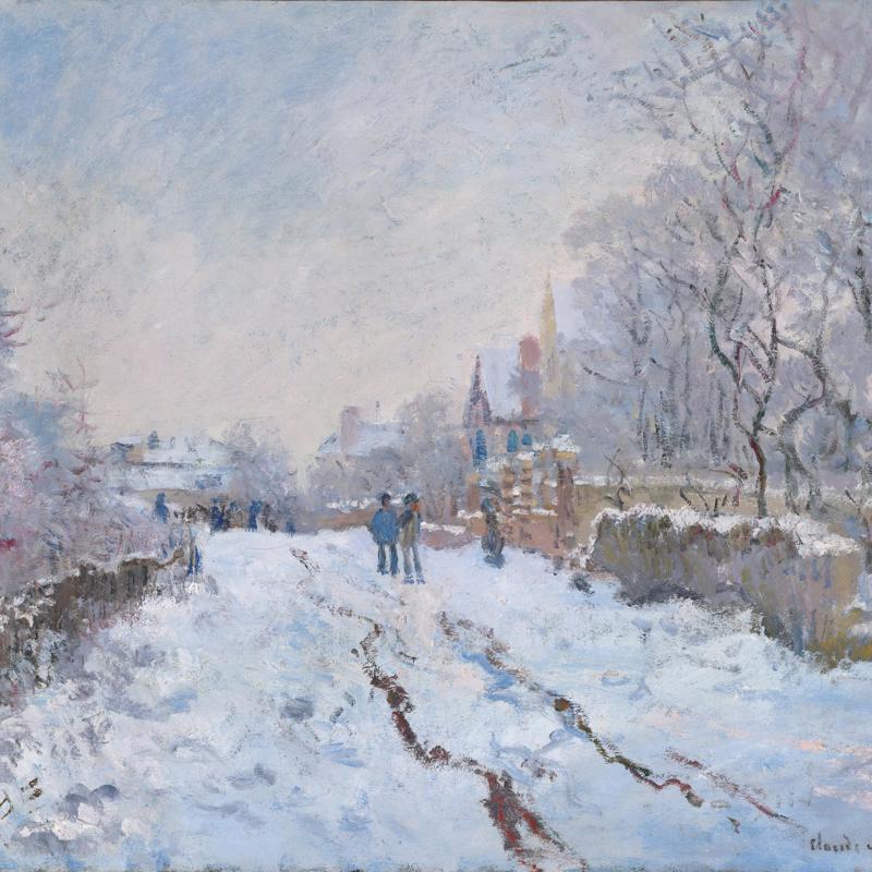Snow Scene at Argenteuil