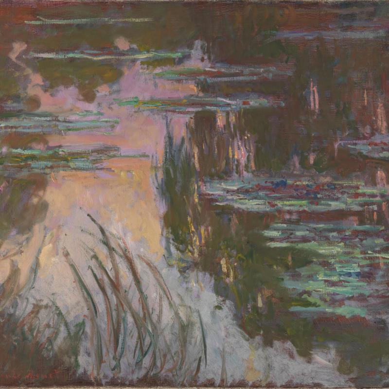 Water-Lilies, Setting Sun