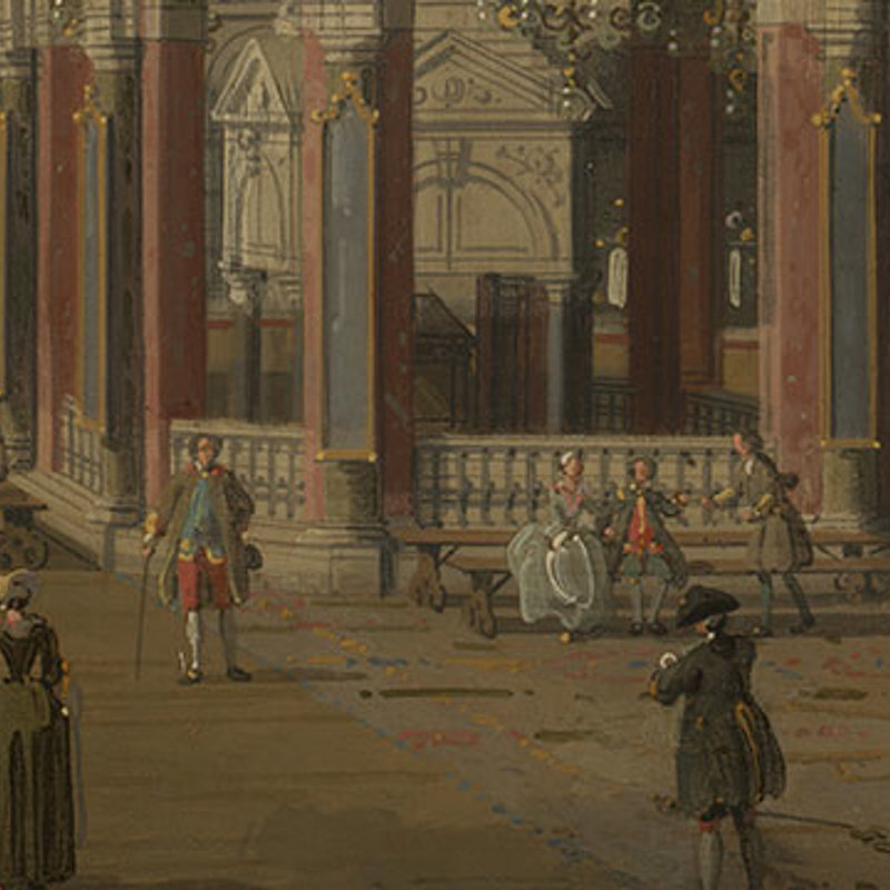 Canaletto's 'London: Interior of the Rotunda at Ranelagh'